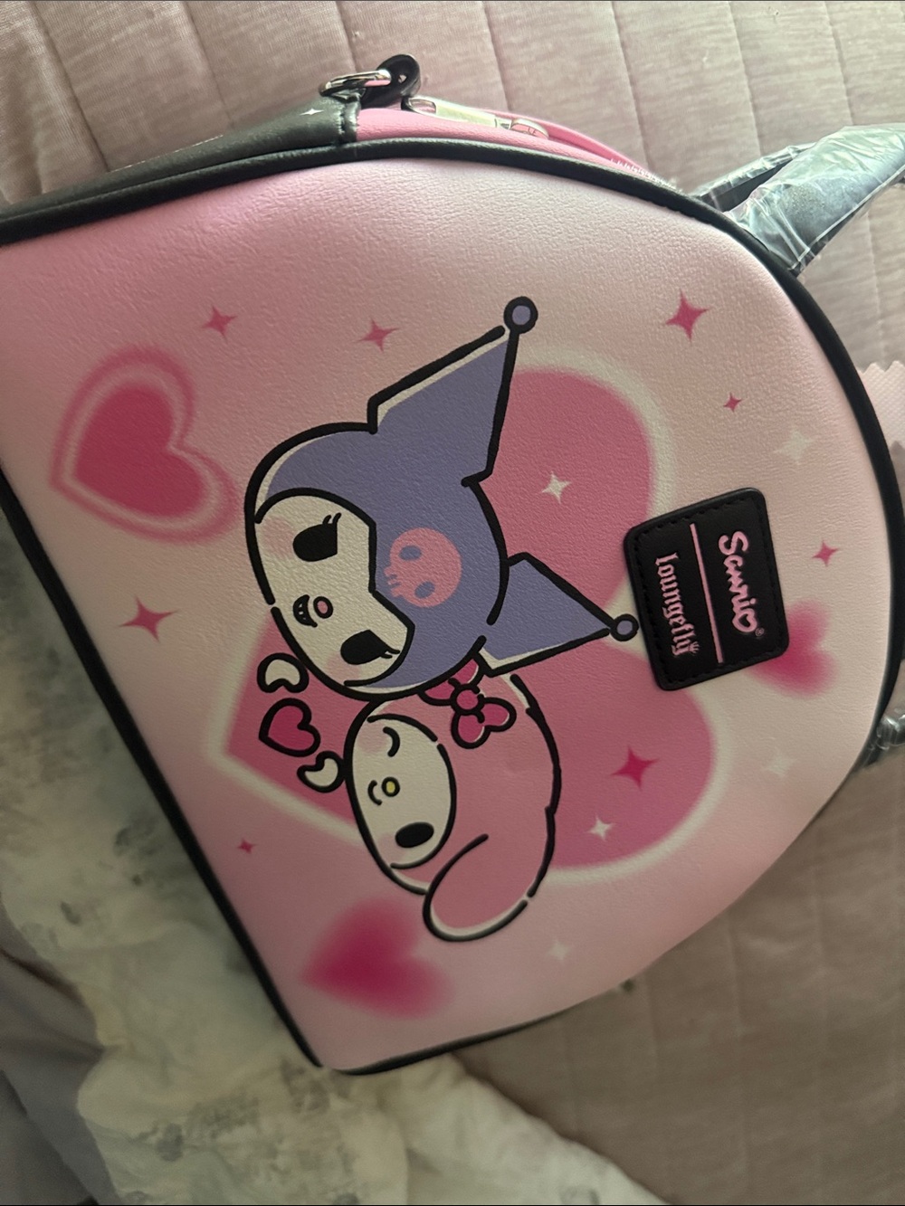 Sanrio Kuromi & My Melody Loungefly 2 way bag💕 - Picture 4 of 5
